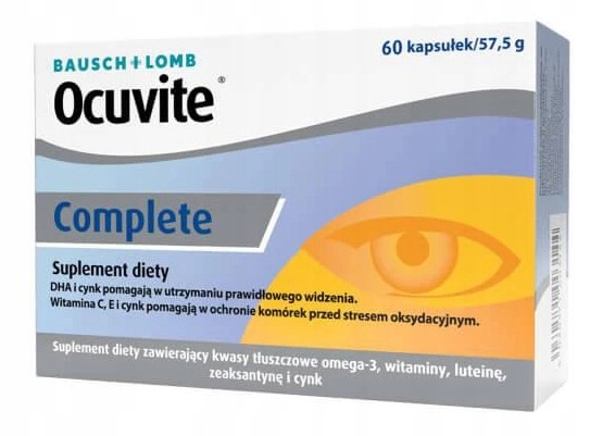 Ocuvite Complete Wsparcie Prawidłowego Widzenia 60 Kapsułek