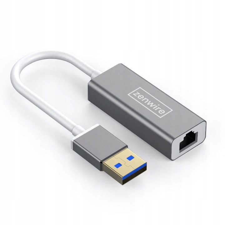 KARTA SIECIOWA Zewnętrzna ADAPTER USB 3.0 ETHERNET RJ45 GIGABIT 1000 MBPS
