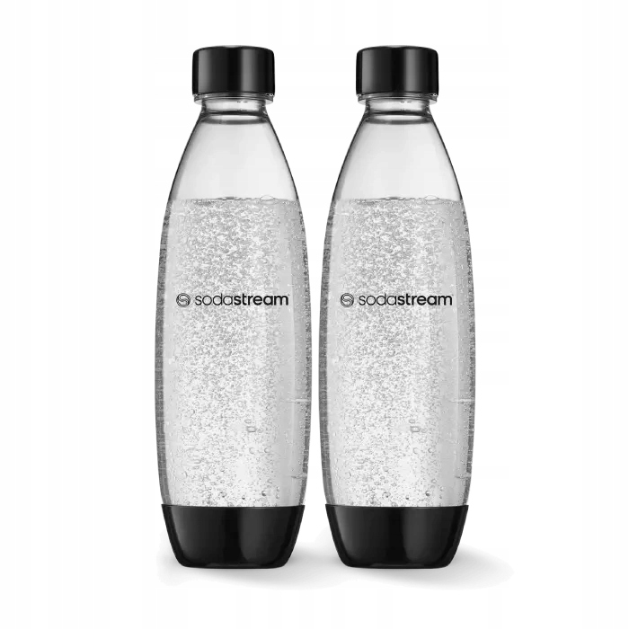 Butelki SodaStream Fuse 2x1L czarne do zmywarki
