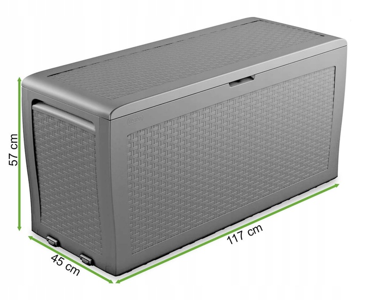 Skrzynia Ogrodowa SAMOA RATTAN Keter Schowek na Balkon Taras 270L