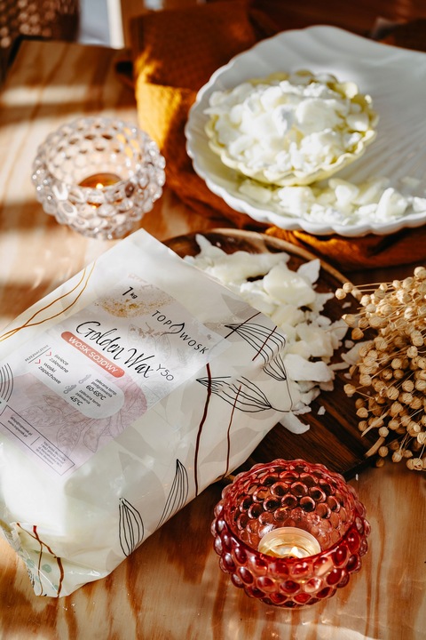 Wosk sojowy EKO do świec NATURALNY 5 kg TopWosk