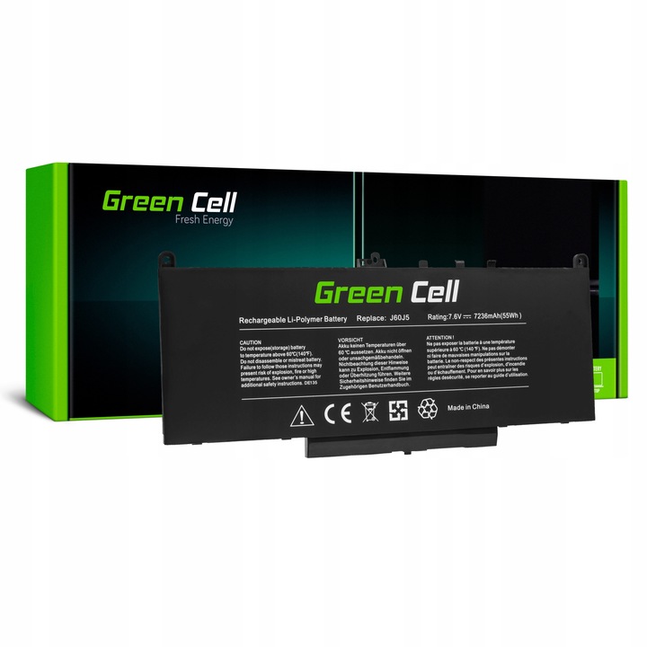 Bateria Green Cell J60J5 J6OJ5 MC34Y 242WD do Dell Latitude E7270 E7470