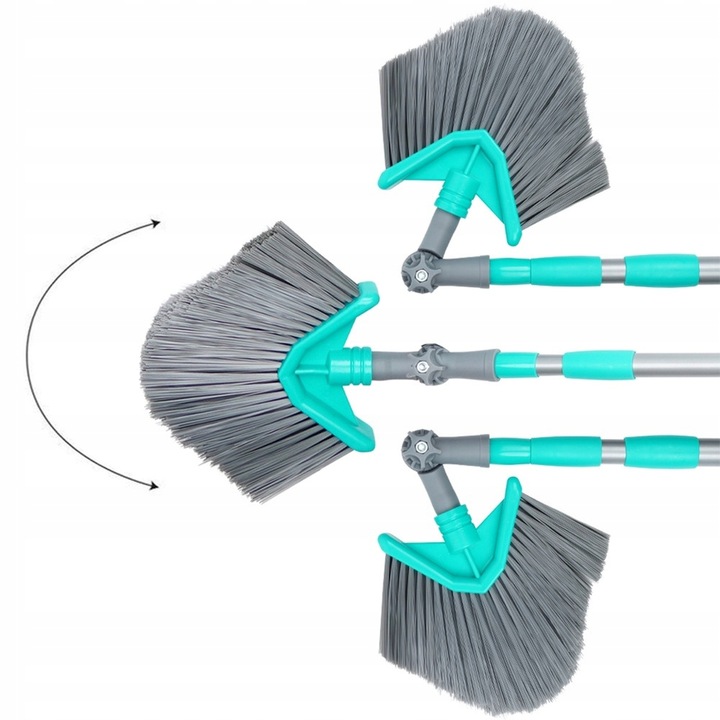 Miotła TRÓJKATNA szczotka teleskopowa narożna do pajęczyn kurzu