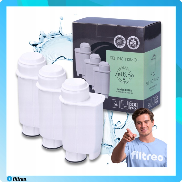 Wkład filtrujący Seltino Primo Plus x3 zamiennik do Brita Intenza+