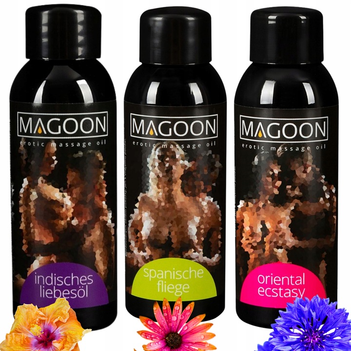 OLEJEK DO MASAŻU EROTYCZNEGO ZESTAW 3szt x 50ML 50ml X 3szt różne zapachy