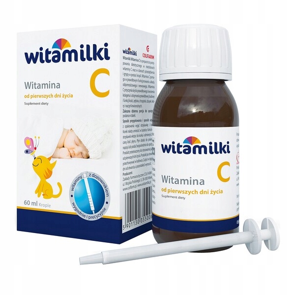 WITAMILKI WITAMINA C KROPLE 60ML DLA DZIECI