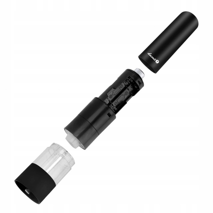 Elektryczny młynek do soli pieprzu przypraw z regulacją zestaw 2 szt.