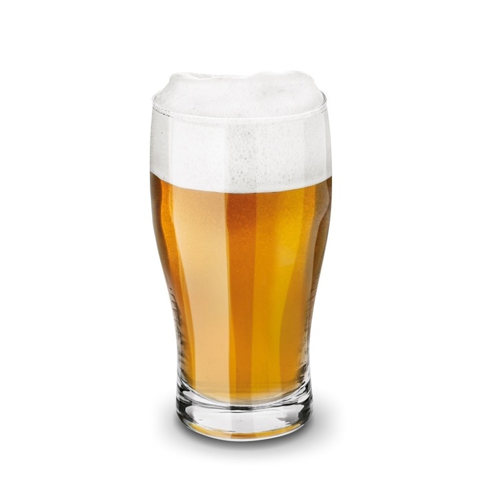 Szklany KUFEL do PIWA 6X530 ml ZESTAW POKALE wysokie SZKLANKI do PIWA