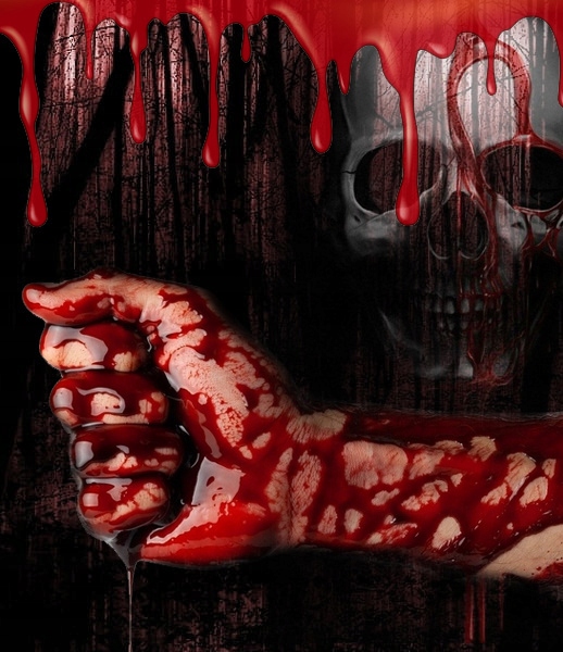 SZTUCZNA KREW W BUTLI 1 LITR HORROR HALLOWEEN CHARAKTERYZACJA POJ. 1000 ML