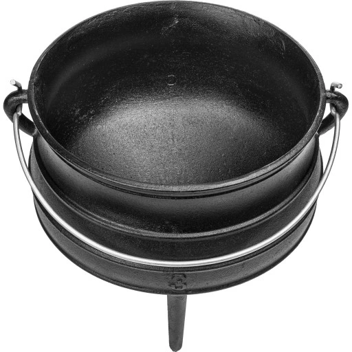 KOCIOŁEK Myśliwski 100% ŻELIWO GARNEK OGNISKO 7L