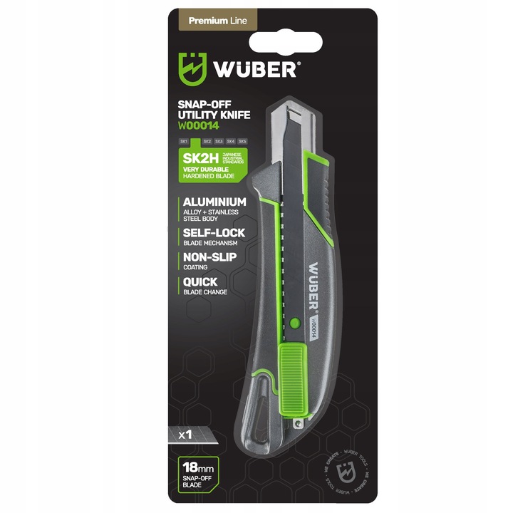 NÓŻ DO TAPET 18MM WYSUWANY TAPECIAK METALOWY ŁAMANE OSTRZE TAPICERSKI