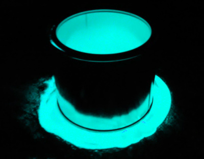 Farba świecąca w ciemności luminescencyjna fosforescencyjna NIEBIESKA 25ml