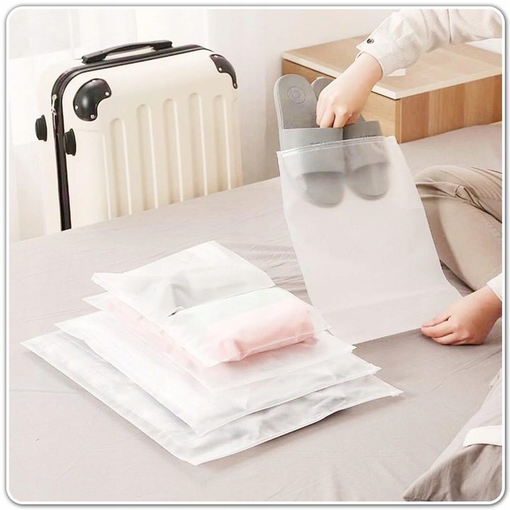 Organizer Podróżny Do Walizki Torby Szafy Zestaw 26 Szt Ubrania I Buty