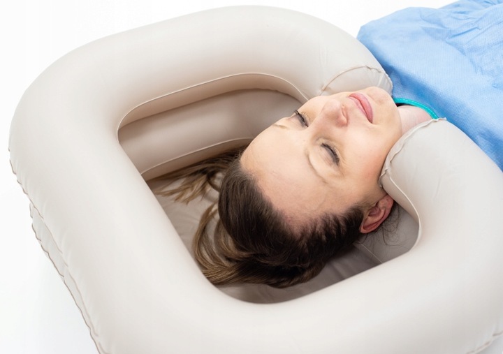 Basen do mycia GŁOWY w łóżku + PRYSZNIC + POMPKA basen EASY SHOWER / TIMAGO