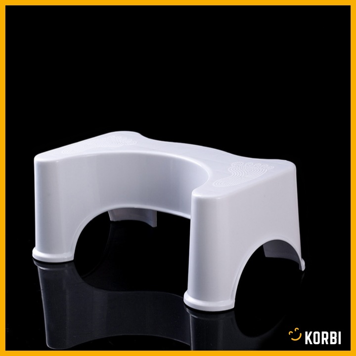 PODNÓŻEK TOALETOWY PODEST ŁAZIENKOWY TABORET BIAŁY