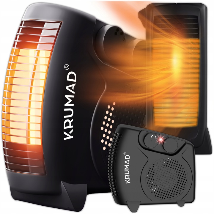 TERMOWENTYLATOR FARELKA GRZEJNIK ELEKTRYCZNY TERMOSTAT PIECYK MOCNY