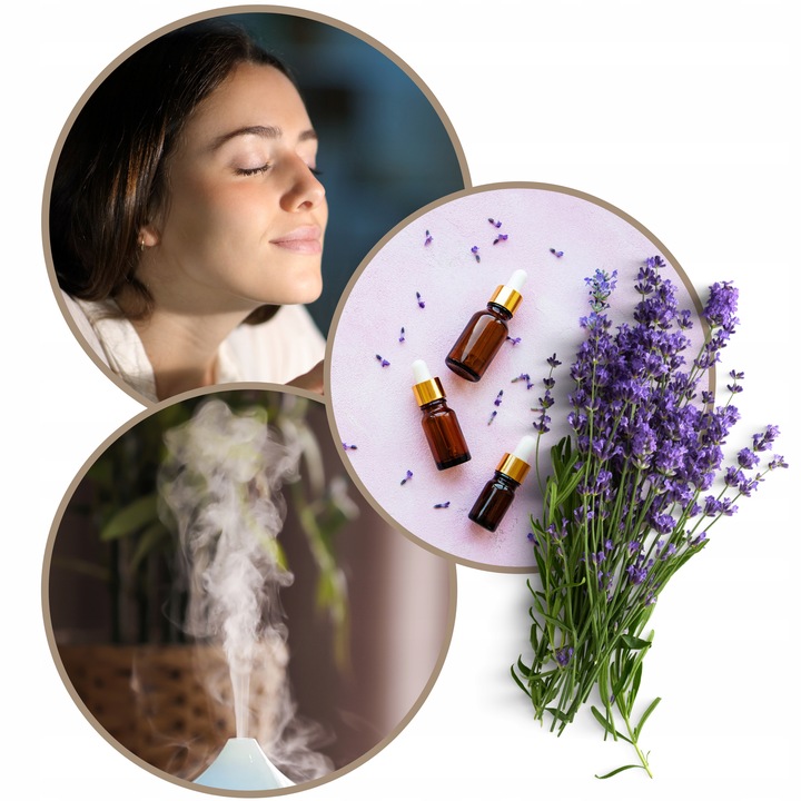 Dyfuzor Zapachowy Ceramiczny Aromaterapia CICHY Lampka Led 7 barw