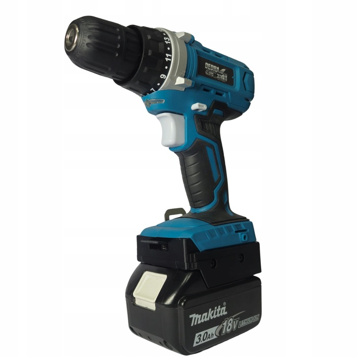 Adapter, przejściówka z baterii Makita 18V na narzędzia DEDRA SAS+ALL