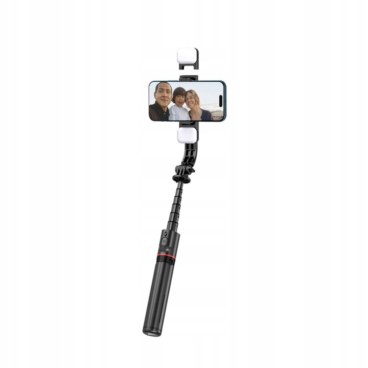 KIJEK SELFIE STATYW TRIPOD BLUETOOTH LAMPA LED DO IPHONE 12 13 14 15 16