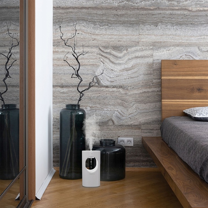 NAWILŻACZ powietrza LAMPKA NOCNA mgiełka ANTYGRAWITACYJNY