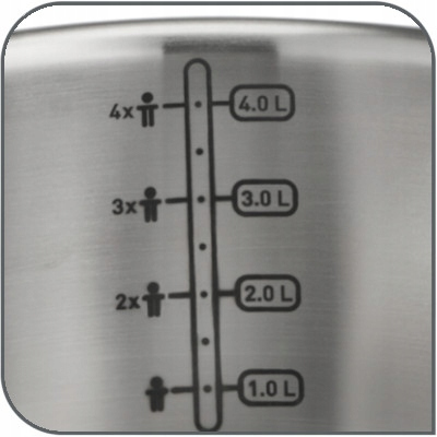Komplet garnków Cook&Clip patelnie Intuition stal nierdzewna