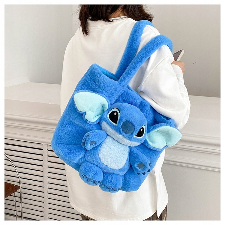 TOREBKA PLUSZAK STICH STITCH MASKOTKA PLUSZOWA TOREBECZKA NA RAMIĘ DZIECI