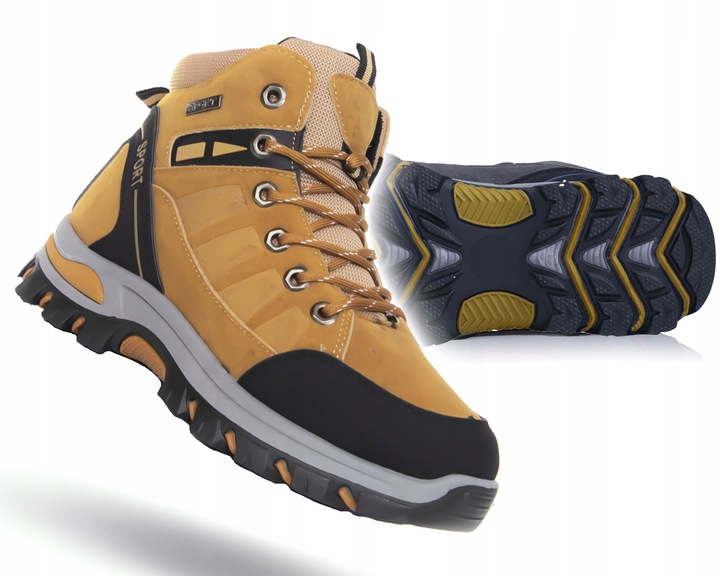 Obuwie Trekkingowe buty zimowe w góry Trapery turystyczne Botki