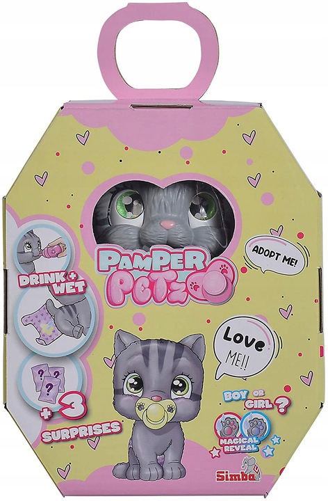 Kotek z pieluszkowego gangu Simba PamPer Petz