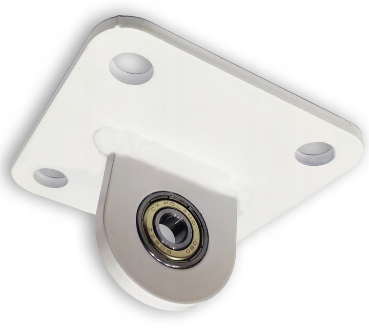 Uchwyt montażowy sufitowy z ŁOŻYSKIEM i szeklą sufitowe hak 180 Biały