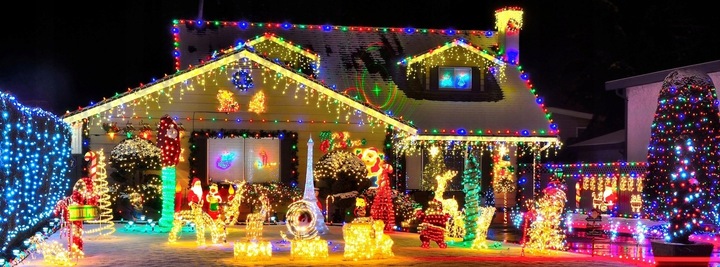 LAMPKI CHOINKOWE 500LED ZEWNĘTRZNE WEWNĘTRZNE MULTI KOLOR ŚWIATEŁKA CHOINKĘ