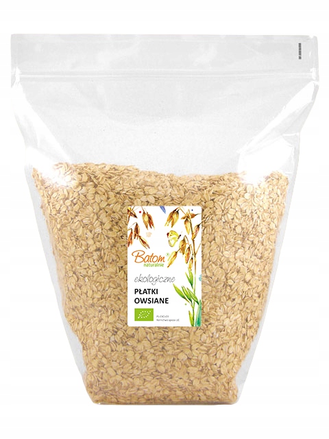 BIO PŁATKI OWSIANE ekologiczne 2,5 kg Batom
