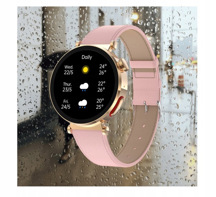 SMARTWATCH DAMSKI ZEGAREK Z POMIAREM CUKRU EKG GLUKOZA CIŚNIENIE ROZMOWY PL