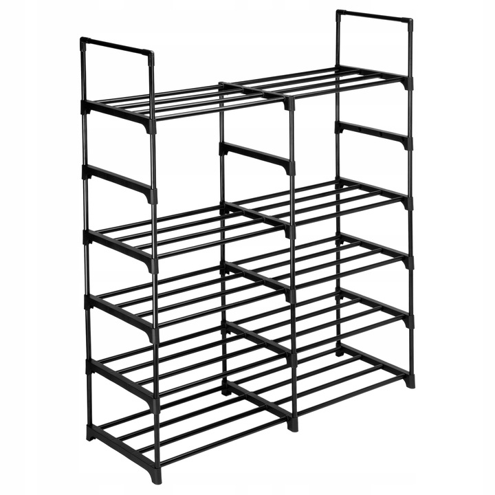 STOJAK NA BUTY OBUWIE REGAŁ PÓŁKA WYSOKA WĄSKA DUŻA MODUŁOWA 10 POZIOMÓW