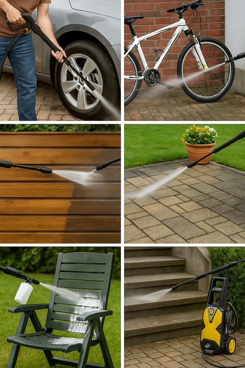 MYJKA CIŚNIENIOWA RIWALL REPW120M BAR MOCNA POMPA ZESTAW 230barEW