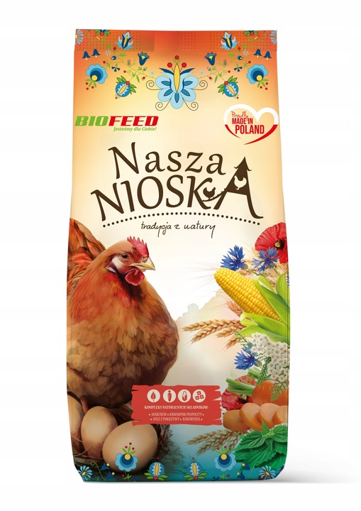 Biofeed Nioska kruszonka 25kg pasza karma dla kur niosek