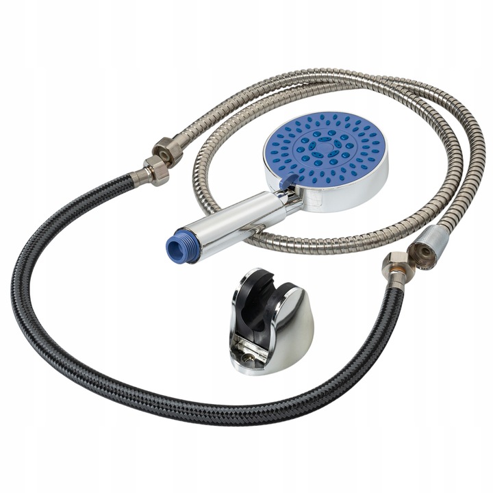 PODGRZEWACZ WODY PRZEPŁYWOWY CZARNY ELEKTRYCZNY 6000W + AKCESORIA SŁUCHAWKA