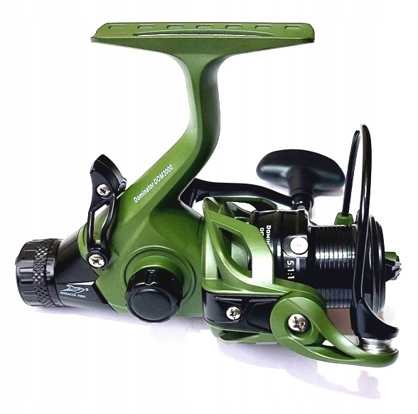 SOLIDNY KOŁOWROTEK Z WOLNYM BIEGIEM 9+1 DOMINATOR 3000 WOLNY BIEG KHAKI !