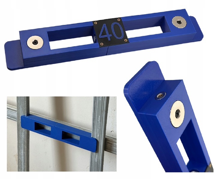 PRZYRZĄD MAGNETYCZNY DO PROFILI CD60 DYSTANSER USTAWIANIE ODLEGŁOŚCI