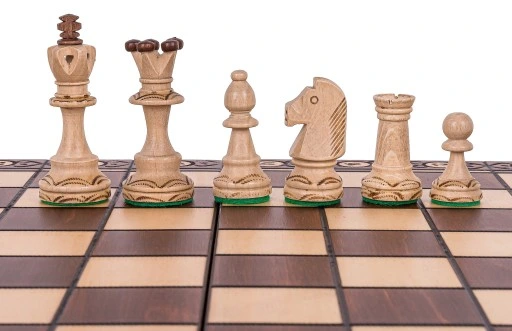 SQUARE - Szachy drewniane SENATOR Lux - 41 x 41 cm