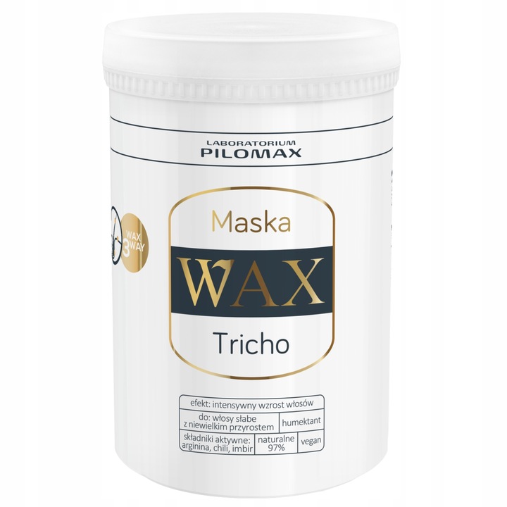 Odżywka do włosów na porost i szybszy wzrost włosów MASKA Wax Tricho 480ml