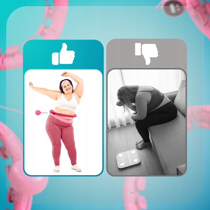 ODCHUDZAJĄCY HULA HOP Z OBCIĄŻENIEM SMART Z LICZNIKIEM I WYPUSTKAMI HULAHOP