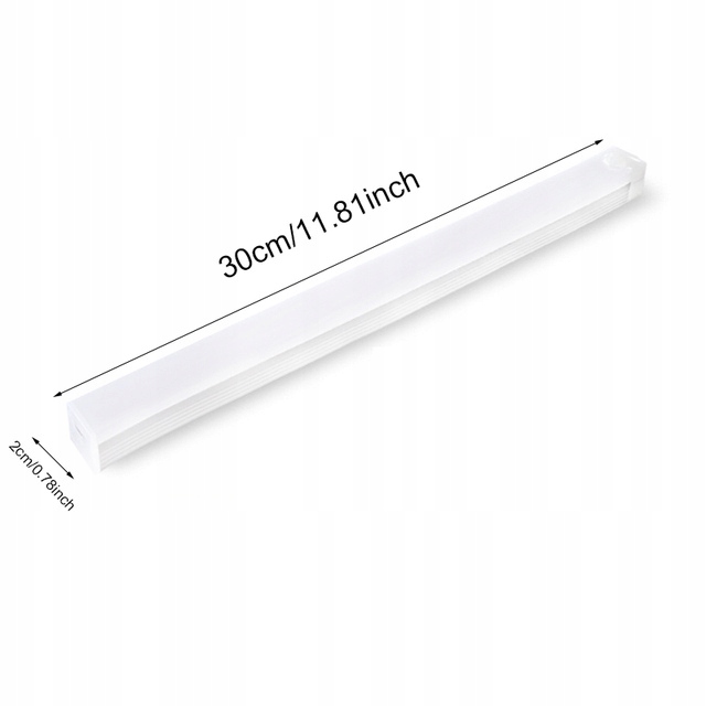LISTWA LED PODSZAFKOWA KUCHENNA Z CZUJNIKIEM RUCHU ZMIERZCHU LAMPKA 30cm