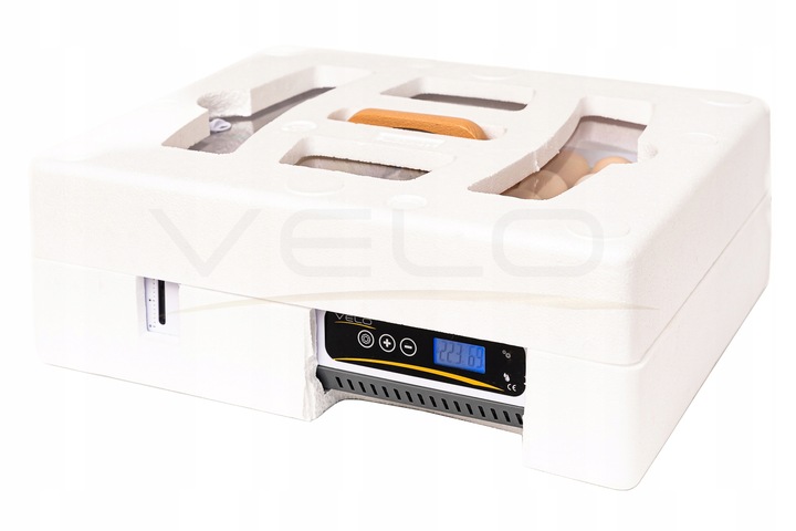 INKUBATOR AUTOMATYCZNY VELO na 35 JAJ do KURZYCH INDYCZYCH GĘSICH KACZYCH
