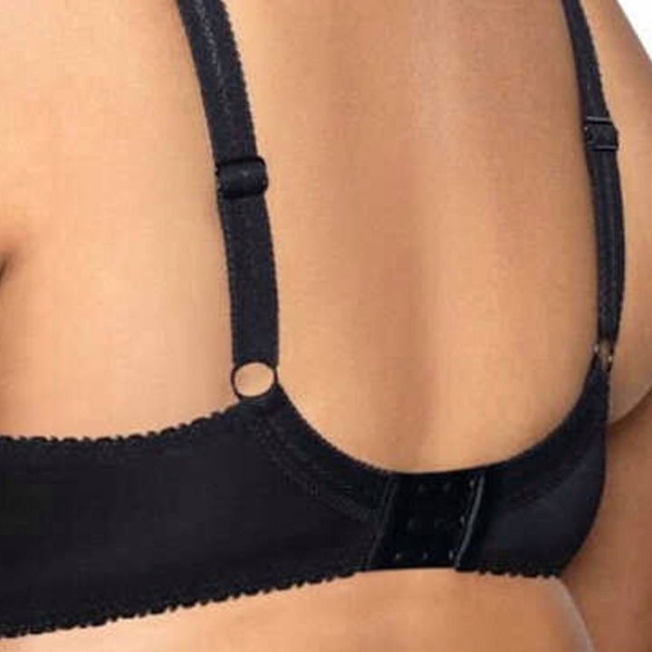 Biustonosz braletka usztywniany Mat Carmela czarny 90C braletka śliczna kor