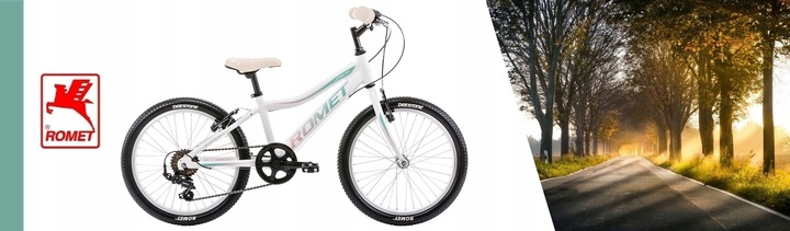 ROWER DZIECIĘCY 20 ROMET JOLENE KID MTB SHIMANO OŚWIETLENIE GRATIS