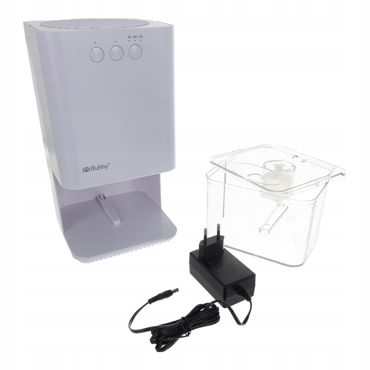 Osuszacz Powietrza Pochłaniacz Wilgoci Cichy Timer + Podświetlenie