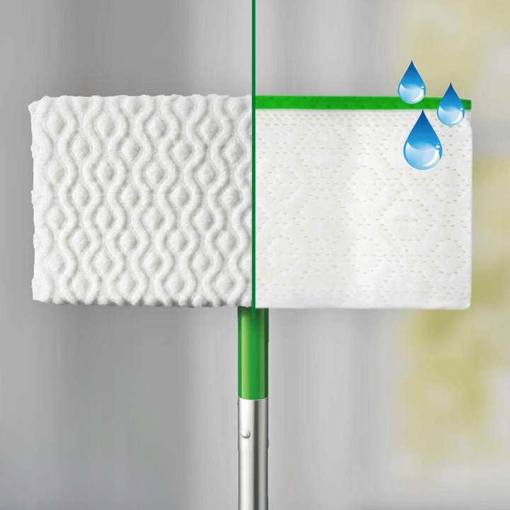 Swiffer Zestaw startowy mop+ 11 wkładów (8 suchych, 3 mokre) chusteczki