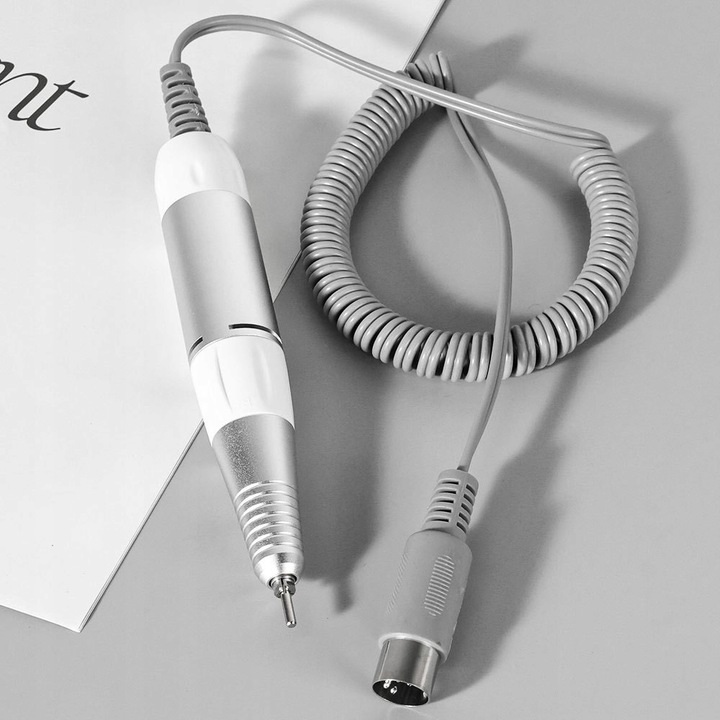 Rączka Prostnica do frezarki biało-srebrna