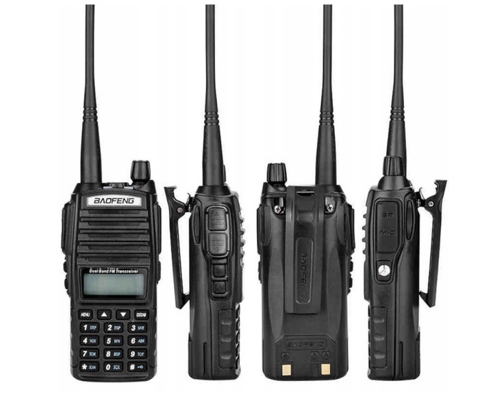 4x KRÓTKOFALÓWKA MOCNA WALKIE TALKIE BAOFENG UV-82 5W PMR RADIOTELEFON