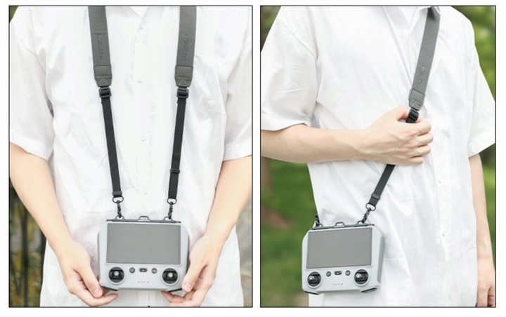 UCHWYT ALUMINIOWY + SMYCZ DO KONTROLERA DJI RC / RC 2 MINI 3 4 5 PRO